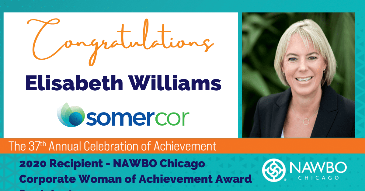 A woman of achievement award for elizabeth williams