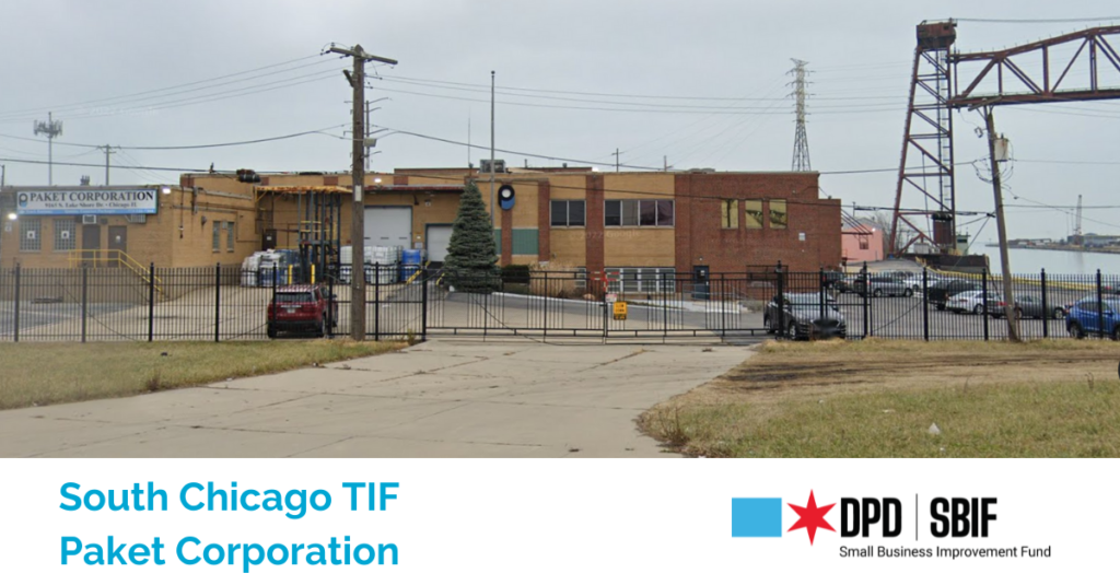 A picture of the chicago tif corporation.
