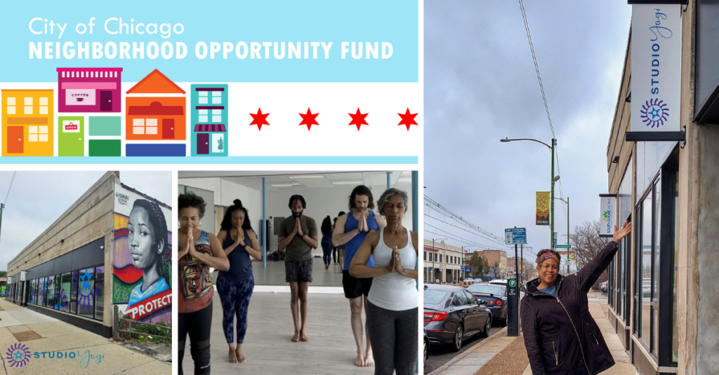 A collage of photos with the words " chicago good opportunity fund ".