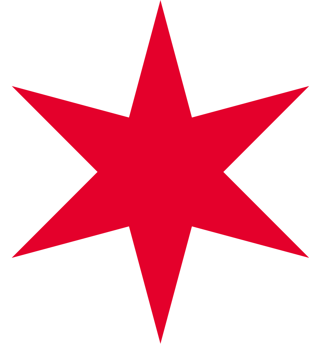 A red star is shown on the green background.