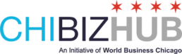 A logo of bizhub, an initiative of world bank.