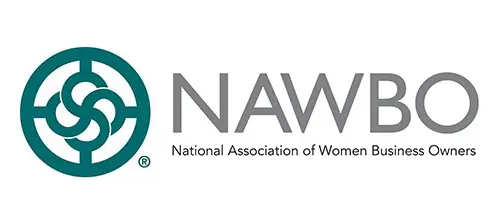 A logo for the national association of women in business.