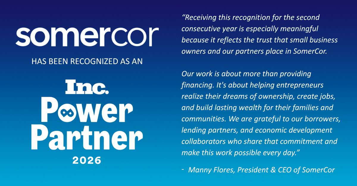SomerCor recognized as an Inc. Power Partner.